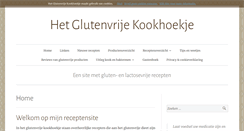 Desktop Screenshot of glutenvrijkookhoekje.nl