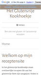 Mobile Screenshot of glutenvrijkookhoekje.nl