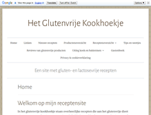Tablet Screenshot of glutenvrijkookhoekje.nl